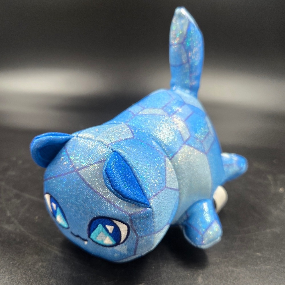 Aphmau MeeMeows Blue Sapphire Cat Gem Plush 6" Celestial Collection